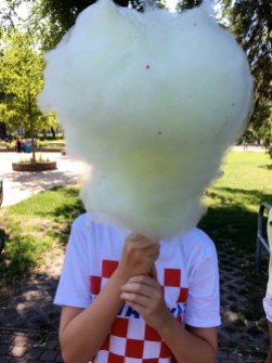 The biggest cotton candy ever!